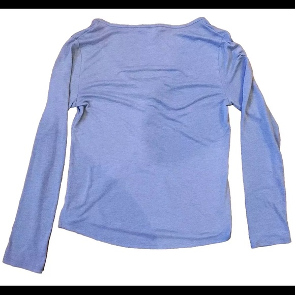 Victoria's Secrets Top Womens XSmall Gray Scoop Neck Long Sleeve ANGEL Sleepwear - Picture 4 of 4